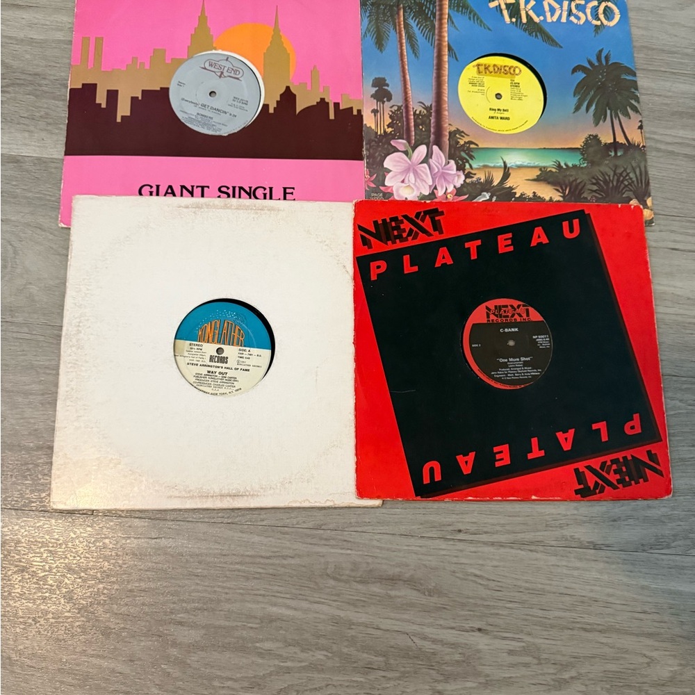 Vinyl records set